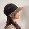 기본 라피아 여성 여름 밀짚 썬캡 모자 2color